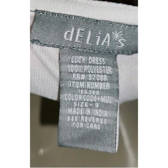 dELiAs Size‎ 9 Floral Chiffon Sundress Fairy Romantic Feminine Garden Party Y2K - Picture 4 of 4